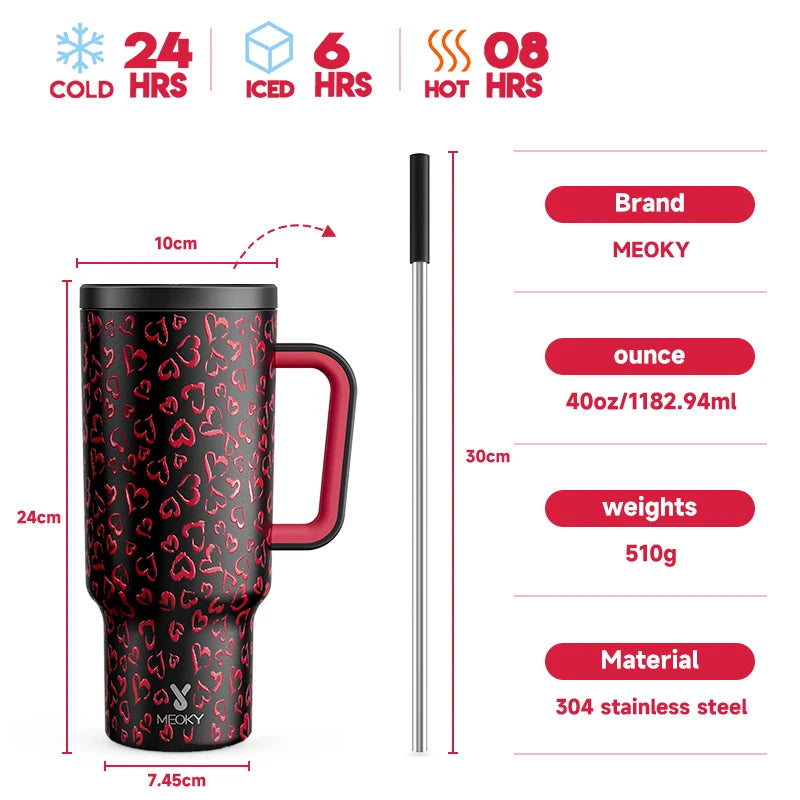 HydraFlow 40oz Insulated Travel Tumbler