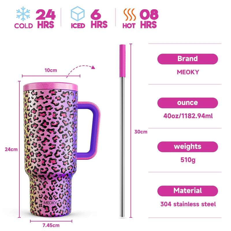 HydraFlow 40oz Insulated Travel Tumbler